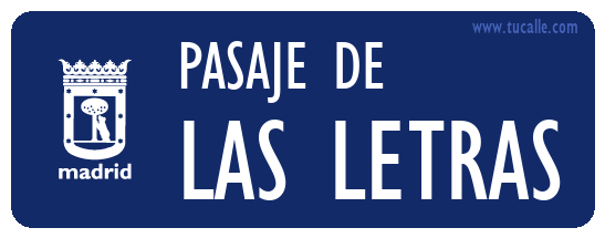 cartel_de_pasaje-de-Las letras_en_madrid